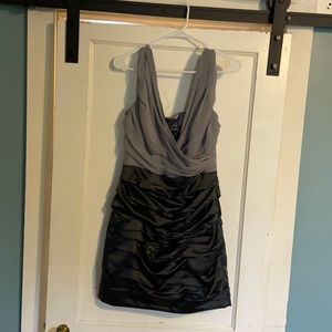 Grey and Black cocktail dress